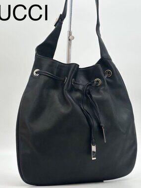 Gucci Era Shoulder Leather Handbag Vintage